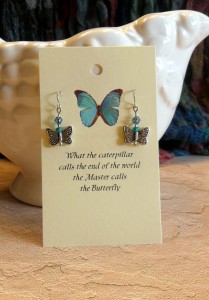 butterfly earring